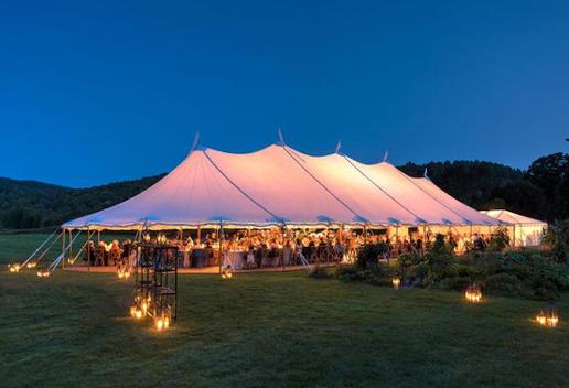 Pole Tent Rental in Worcester County, Massachusetts For Up To 80 People