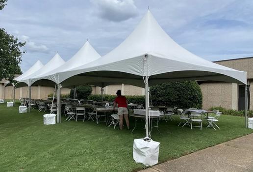 80 Foot Long Party Tent Rental For Up to 140 People/Guests in Massachusetts